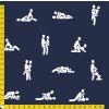 701031 kamasutra bílá na modré metr
