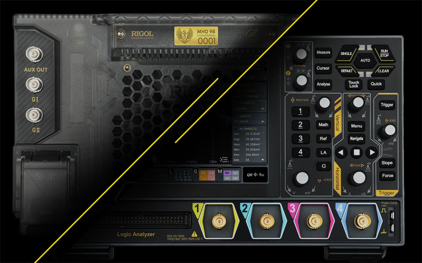 Rigol MHO98 detail 2
