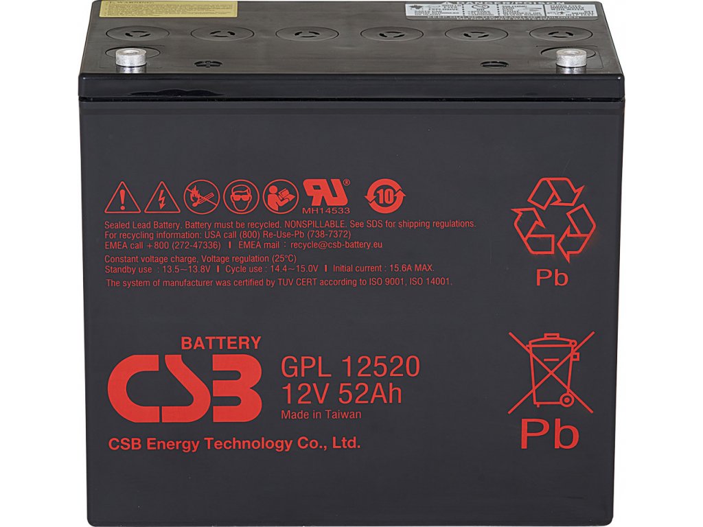 5261 1 akumulator csb gpl12520 12v 52ah