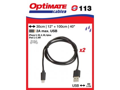 11006 o113 prislusenstvi k accumate a optimate kabel usb i 8pinx2 a
