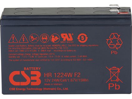 2168 1 akumulator csb hr1224w f2 12v 6 4ah