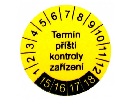 2939 p 9080 samolepici stitky pro ozn pristi kontroly