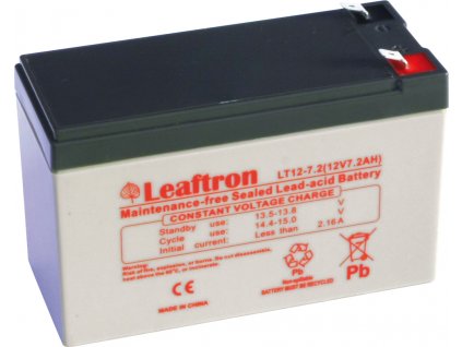 6191 1 akumulator leaftron lt12 7 2 t2 12v 7 2ah