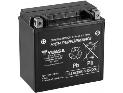 6992 motobaterie yuasa ytx14h bs 12v 12ah