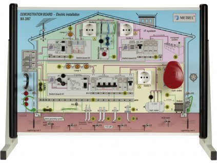 7112 ma 2067 demonstracni panel elektricke instalace