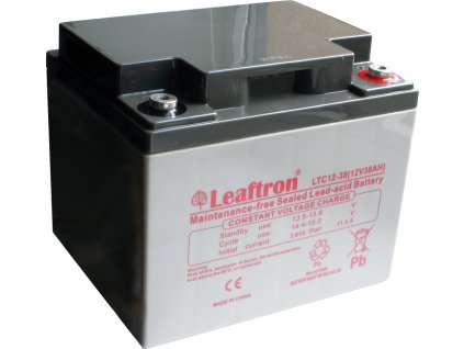 7718 akumulator leaftron ltc12 38 12v 38ah
