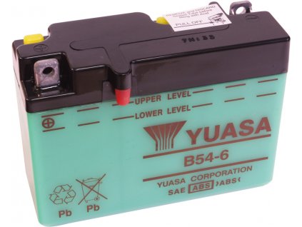 77 motobaterie yuasa b54 6 yb54 6 6v 12ah