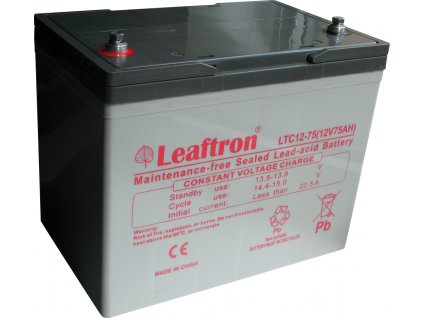 8642 akumulator leaftron ltc12 75 12v 75ah