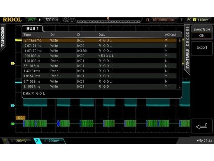 8774 sw klic sd ds2 pro dekodovani rs232 uart i2c spi pro ds2000