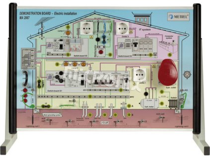 36734 ma 2067 demonstracni panel elektricke instalacie