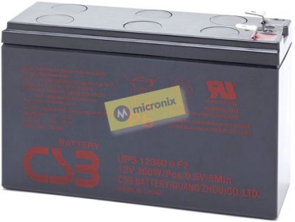 36920 ups123606f2f1 12v 360w 5min csb akumulator