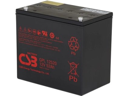 37454 gpl12520 12v 52ah akumulator csb