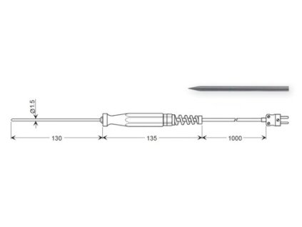 38366 ges 130 zapichovaci snimac greisinger