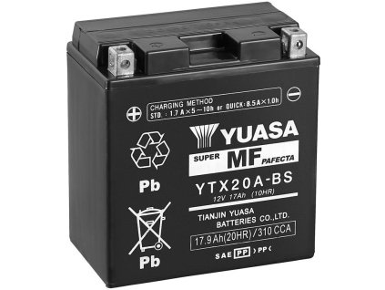 14153 1 motobaterie yuasa ytx20a bs 12v 17ah