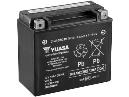 8639 2 motobaterie yuasa ytx20h bs 12v 18ah