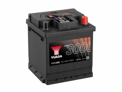 yuasa ybx3202 12v 40ah 360a auto akkumulator