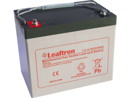 6197 1 akumulator leaftron ltl12 75 12v 75ah