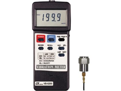 VB 8200, merač vibrácií Lutron