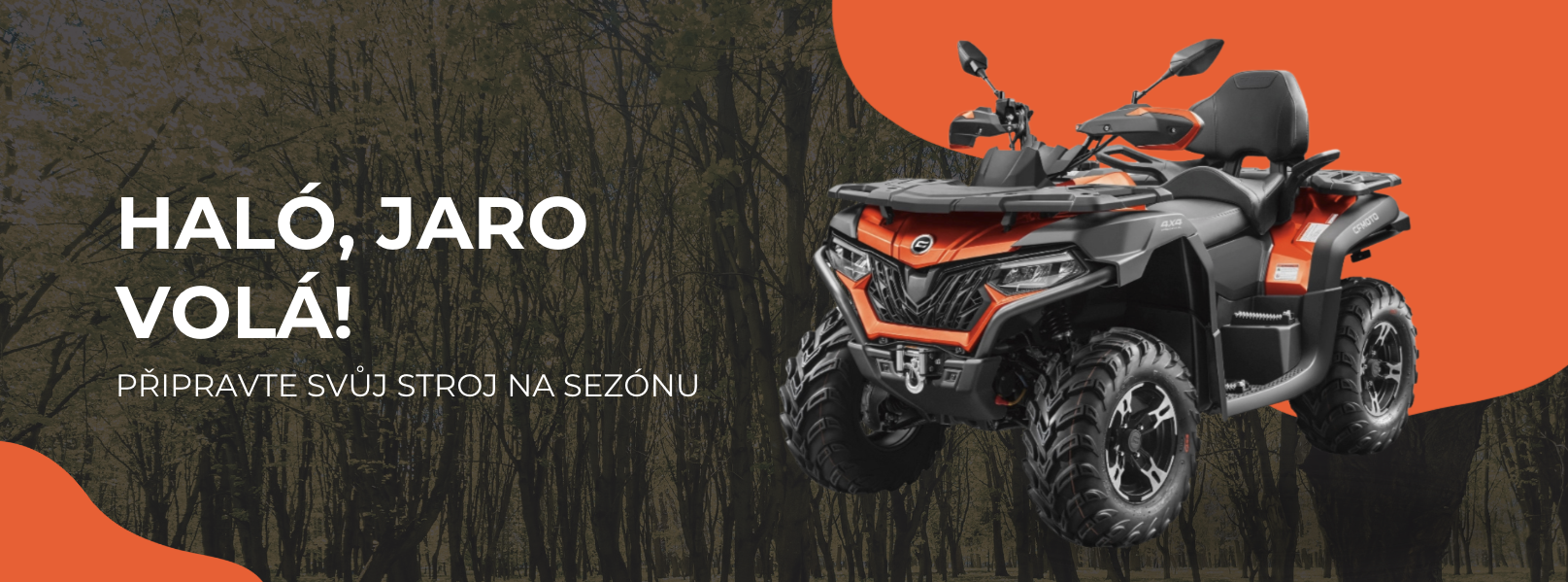 Jaro je tady: Připravte svou čtyřkolku ATV/UTV na novou sezónu