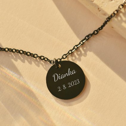 Personalizovaný dámský náramek s vlastním textem na přání, chirurgická ocel