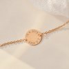 Rose gold náramek se jménem, chirurgická ocel