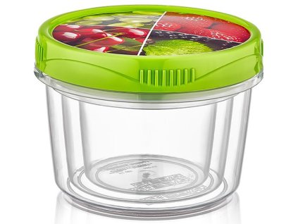 Ételtároló szett szines tetővel