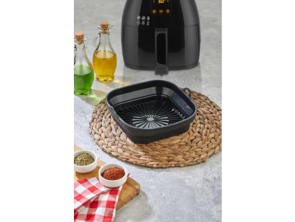 airfryer betét szilikon szögletes összecsukható