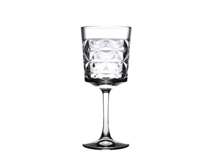 3636 talpas csiszolt mintas estrella uvegpohar 330 ml 4 db os keszlet