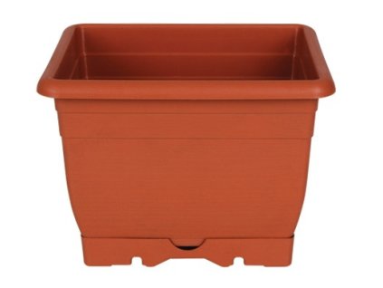Műanyag virágláda alátéttel, 4 literes kivitel