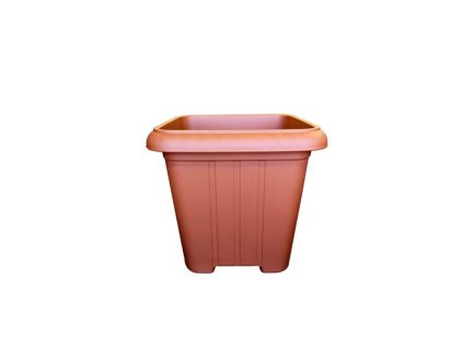 Antik stílusú műanyag virágláda 40 literes kivitel