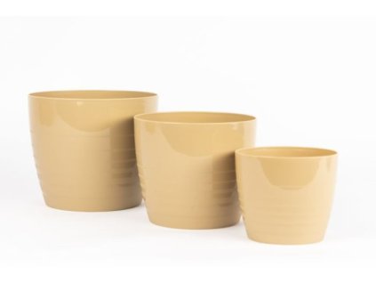 Kaspó Silvia 0,17 L cappuccino színben – 7×8,5 cm