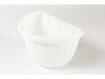 Virágcserép Ella fali 3,6L fehér