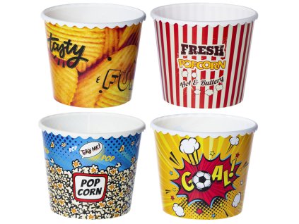 Popcorn vödör 2,3L – chips minta