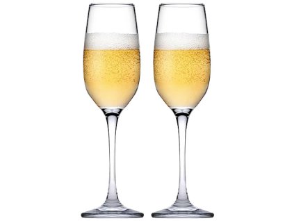 Pezsgős pohár Amber 200ml 6db  Pezsgős pohár Amber – elegáns hosszú szárú pohár szett 6×200 ml