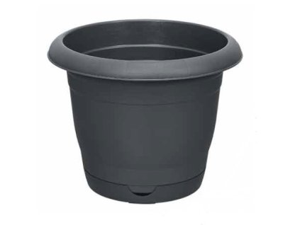 Virágcserép alátéttel 19,5 literes (36x28,5cm)  Alátéttel ellátott, műanyag virágcserép közepes és nagyobb növények ültetéséhez.