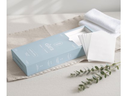 Elara mosólapka doboz és lapkák kicsomagolva