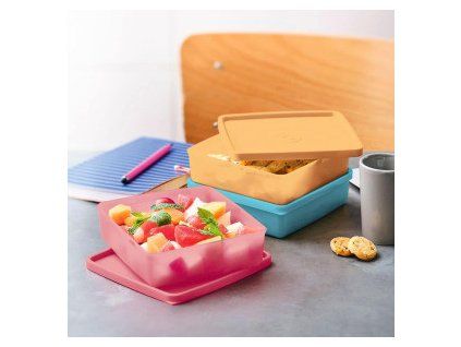 tupperware szögletes süti tároló doboz