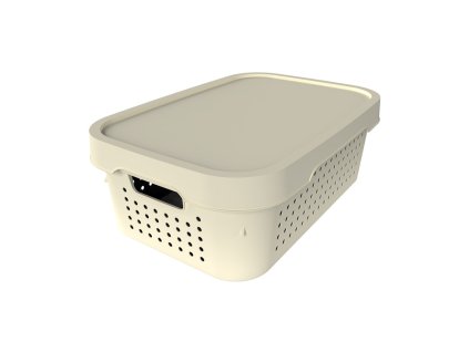 Tároló doboz tetővel bézs (szám 5l)