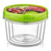 Ételtároló szett szines tetővel