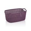 Tároló kosár kötött mintás – több színben (Szín Lila 10l)