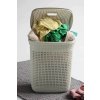 Szennyestartó kötött mintás 52L – 43,9×35,7×52,9 cm (Szín Szürke)