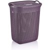 Szennyestartó kötött mintás 52L – 43,9×35,7×52,9 cm (Szín Szürke)