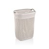 Szennyestartó kötött mintás 52L – 43,9×35,7×52,9 cm (Szín Szürke)