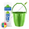 Felmosó szett vödör+nyél+mop 11L (Szín Zöld)