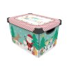 karacsonyi-tarolo-doboz-20l-merry-christmas.jpg – Merry Christmas mintás karácsonyi doboz 20L