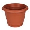 Műanyag virágcserép alátéttel 1,5 literes kivitel