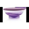 tupperware elegancia tál lila színben tetővel