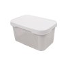 Tároló doboz tetővel fehér (szám 5l)