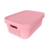 Tároló doboz tetővel rózsaszín 5L (szám 5l)