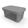 Tároló doboz tetővel szürke 5L (szám 5l)